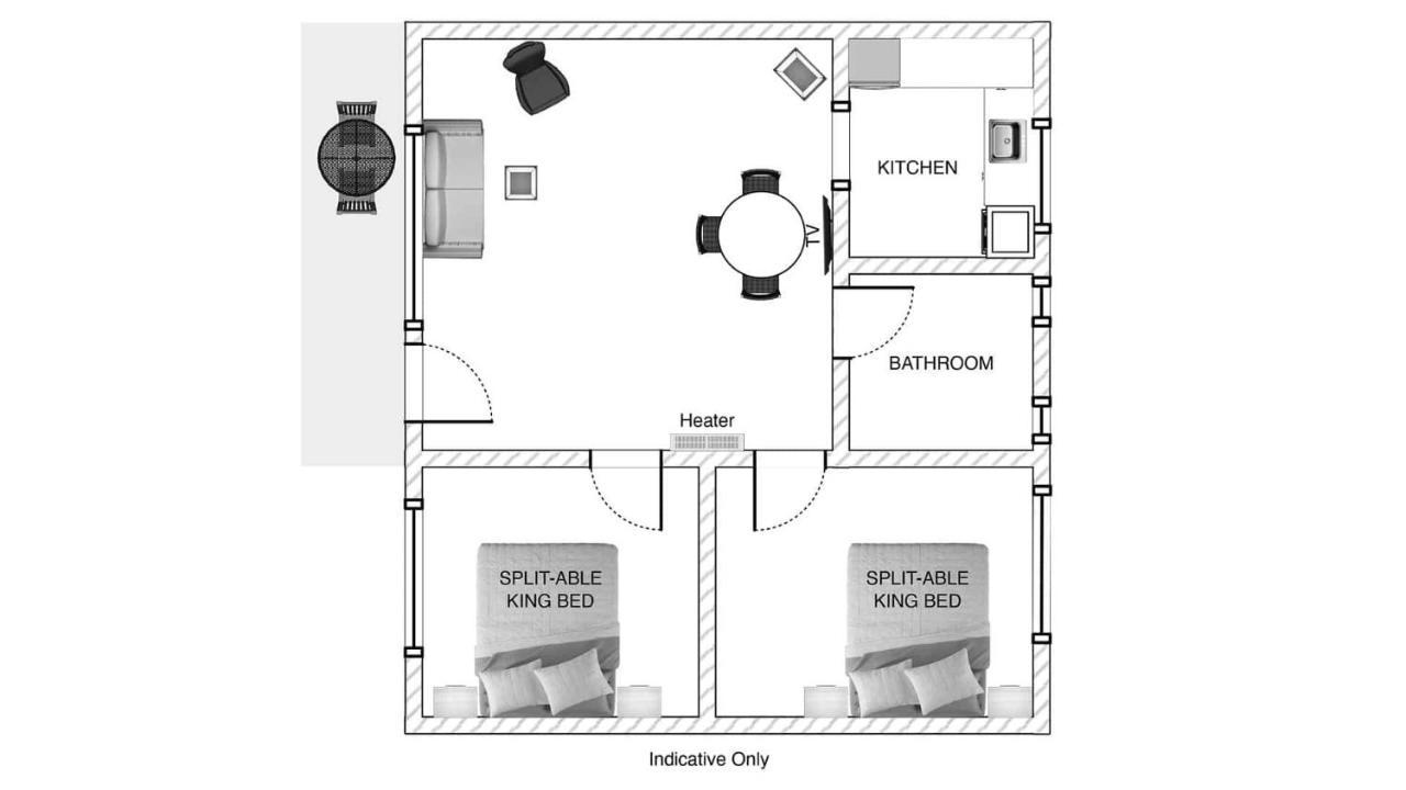 Cedar Lodge Motel Тимару Екстериор снимка